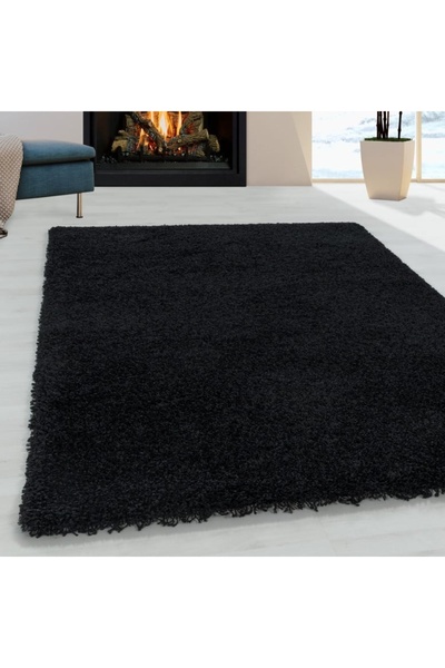 VivaDeco Sydney Carpet Black 60x110 cm