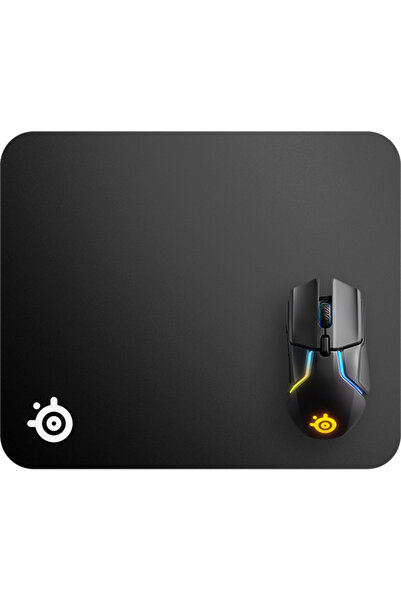 SteelSeries QcK Gaming Ποντικομαξιλαράκι Μεσαίο (320 χιλ.) Μαύρο
