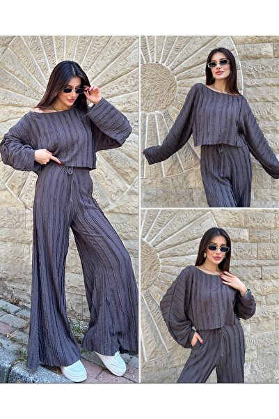 yussewear بنطلون نسائي مضلع من YW