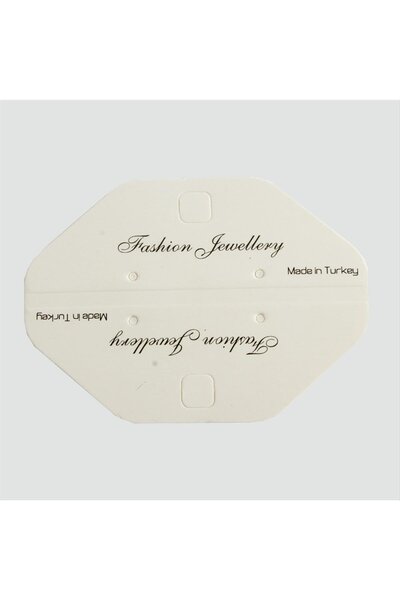 ZERO LAND Ilkeshop Oval Pendant (12919) Card Small-White