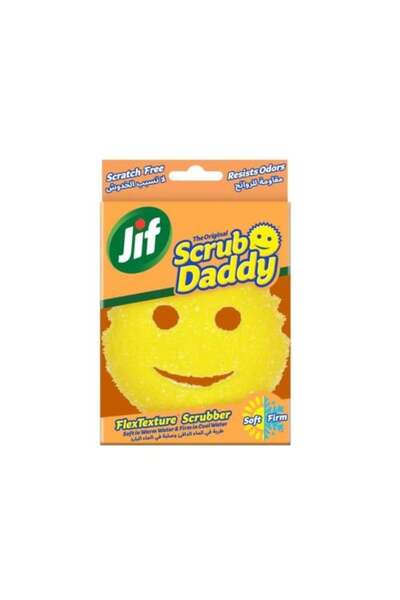 Scrub Daddy |   إسفنجة غير قابلة للخدش |   أصفر