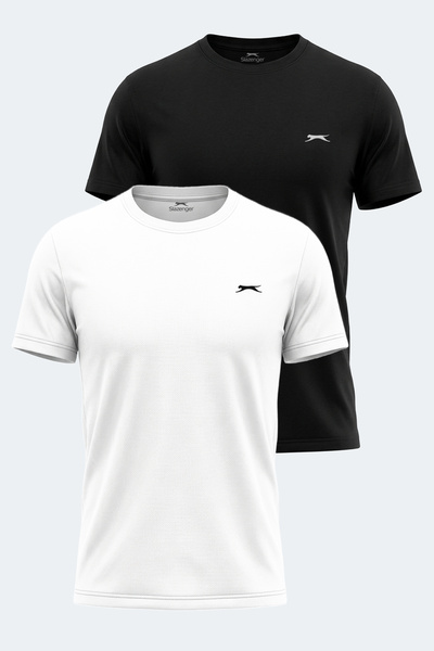 Slazenger مجموعة أومار كيه تي إن من قطعتين تي شيرت رجالي