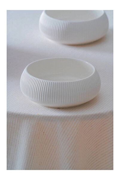 ACAR Linea Porselen Beyaz Yuvarlak Kase 17x6 cm