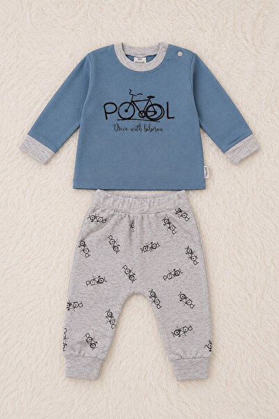 Biberon Baby Baby Set Bicycle Pattern Water Based Printing Skin Friendly Long...