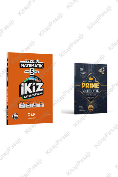 Çap Yayınları Aktif Öğrenme TYT Maarif Prime Matematik Soru Bankası ve Çap MS...