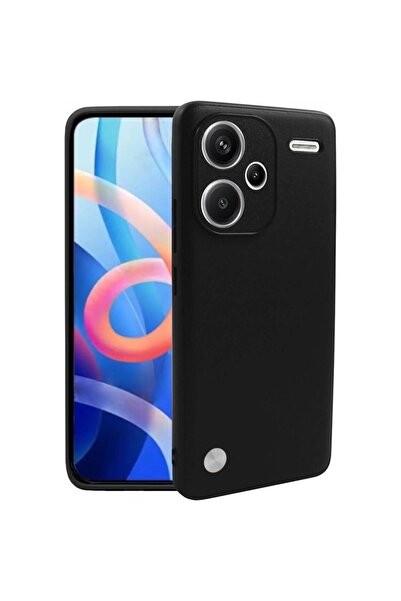 Bodycell Σκληρή Θήκη από Vegan Δέρμα για Xiaomi Redmi Note 13 Pro Plus - Μαύρο