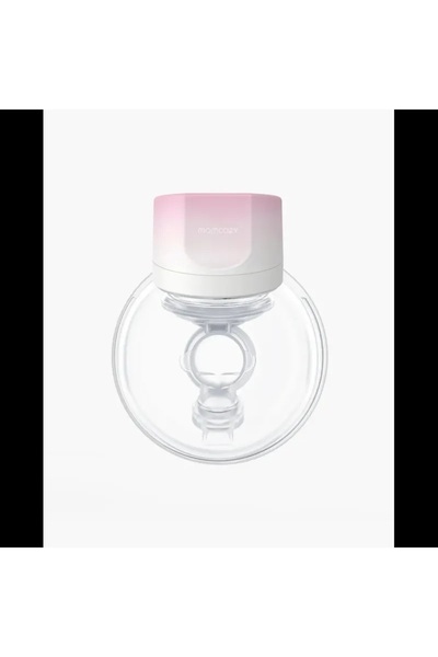 Momcozy Pompă de sân portabilă SINGLE- S12 Pro Eficiență maximă – Alb Roz 1 buc.