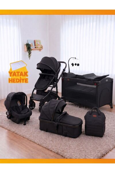 modabebekler Çift Yönlü Travel Sistem Bebek Arabası ve Anne Yanı Park Beşik S...