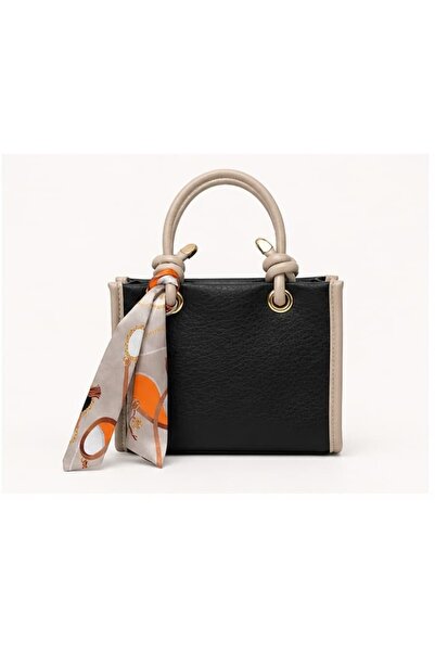 ARZU SEMA Liora Contrast Detailed Handbag