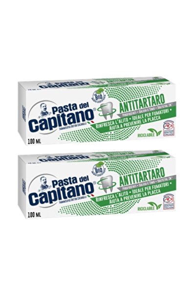 Pasta Del Capitano Antitartare Toothpaste 100 ml X 2 Pieces