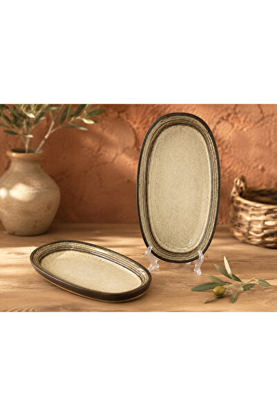 Choice 6'lı Cortado Spiral Gourmet Oval Plate 15*8.5 cm 95 cc kahvaltı/meze/sos