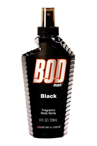 Bod Man Black Fragrance Body Spray 8 FL OZ / 236 mL
