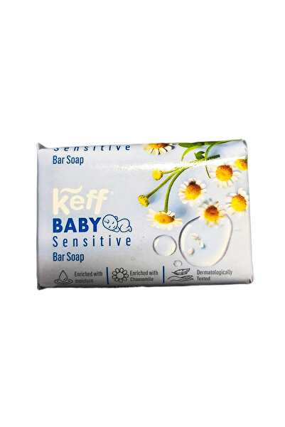 keff Baby Sensitive Solid Soap Bar for Skin Care, 100g