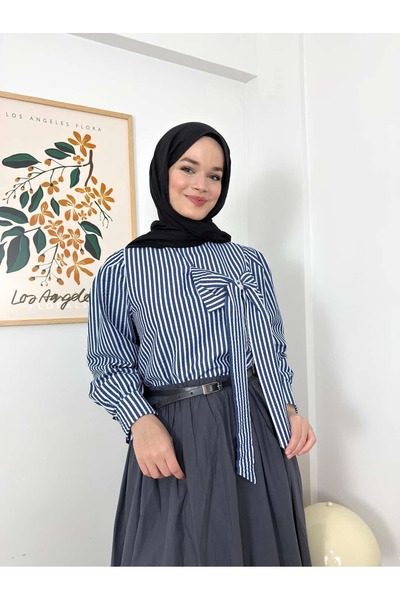 ARZU SEMA Bistos Kuşak Gömlek
