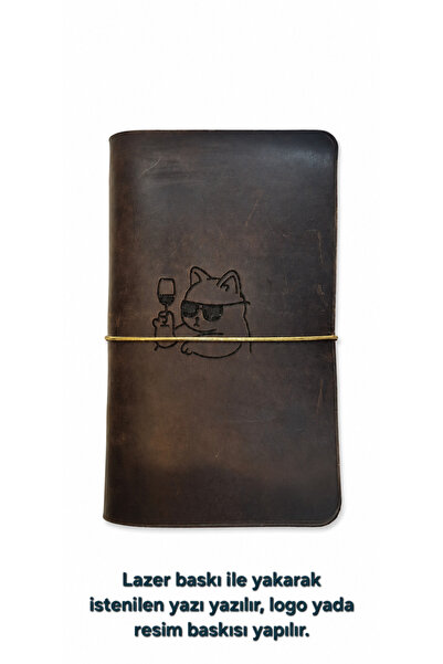 GALANDE B5 ÖZEL TASARIM DERİ DEFTER KILIFI