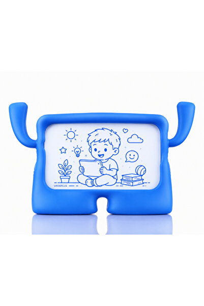 Lenovo Tab M10 Plus Fhd Tb-x606f 10.3" Case Kids Silicone Case Blue Emoji Ibuyx606f Blue