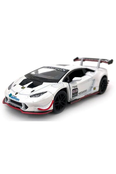Noname Macheta auto metalica Kinsmart Lamborghini Huracan STO Alb, Scara ...