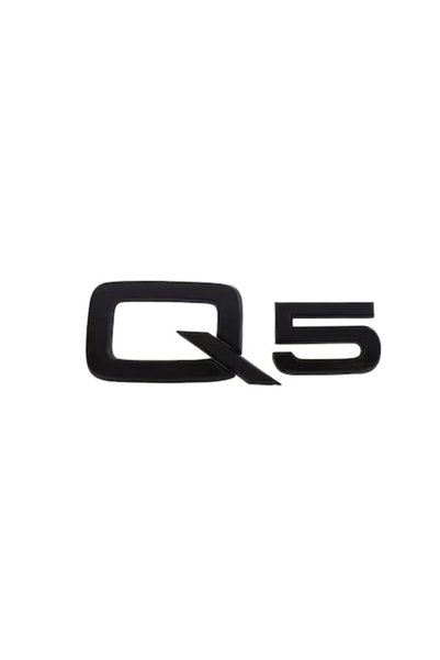 MAF Audi Q5 Rear Emblem, Maf, Black