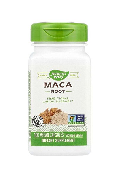 Nature's Maca Root 525 mg 100 Vegan Capsules