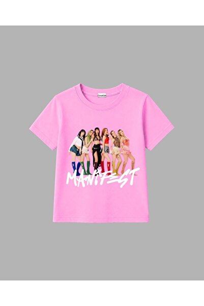 cirokids تي شيرت بناتي من القطن بنسبة 100% من ماركة Manifest Girls Group