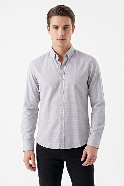 FOTERMAN Men's Sport Slim Fit Long Sleeve Shirt Bgl-St05441