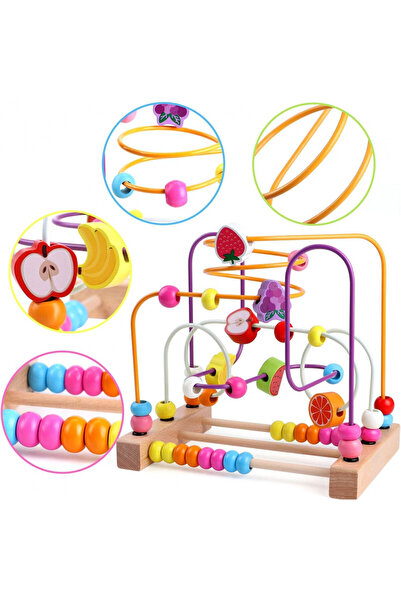 Junios Circuit Montessori exersare motricitate, abac, Fructe
