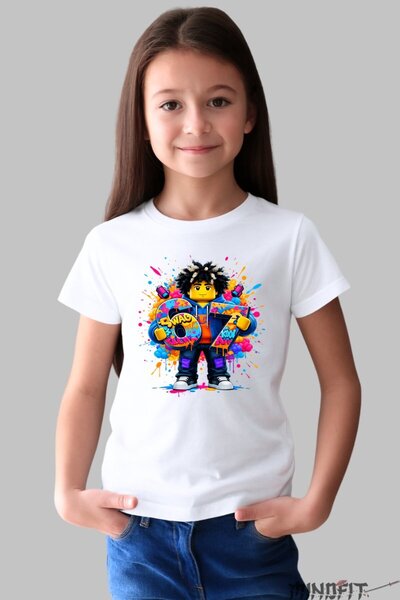 GILDAN Tricou Roblox Six Seven Grafica Exploziva