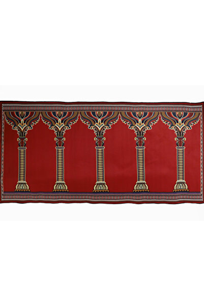 Al Kaffary Carpet Al-Falak Prayer Rug with Elegant Multi-Color Embellishments...