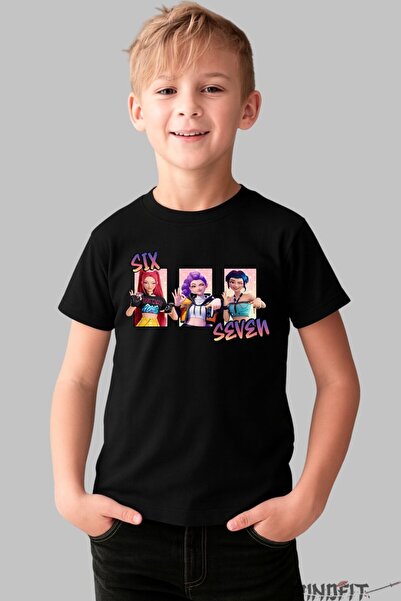 GILDAN Tricou Huntrix Six Seven Trio Star Iconic