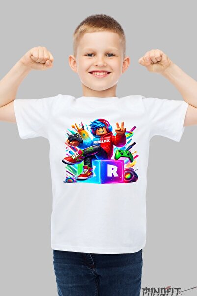 GILDAN Tricou Roblox Cu Gamer Vibrant Aventuri Dinamice