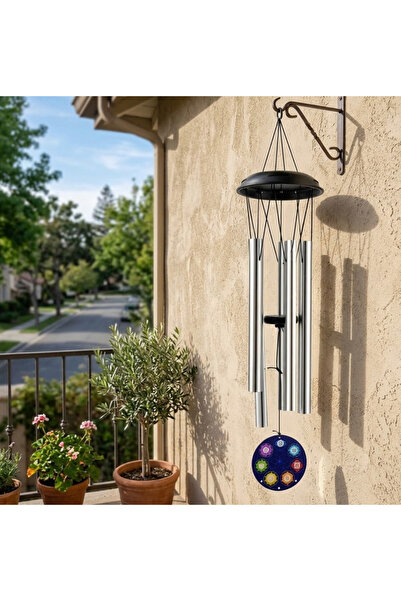 Mihristore Metal Rüzgar Çanı 90 Cm Balkon Süsü Ve Duvar Süsü
