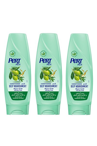 Pert بلسم بيرت بلس للتغذية العميقة بزيت الزيتون، 360 مل * 3 عبوات
