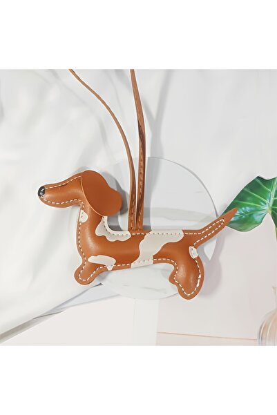 Choice3 coffee dachshund dog women‘s men's trendy fashion pu leather Dachshun...