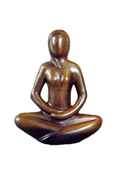 Goliat Ceramic female figurine, Goliat, 16x22x7 cm, brown color, with anti-sl...