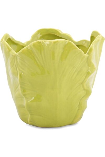 Goliat Decorative Bowl, Goliat, flower-shaped, green, 10.5x12cm