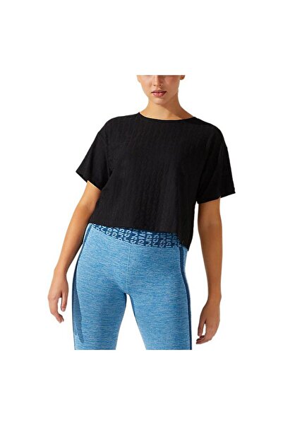 Asics Womens Short-Sleeve Jacquard T-Shirt M