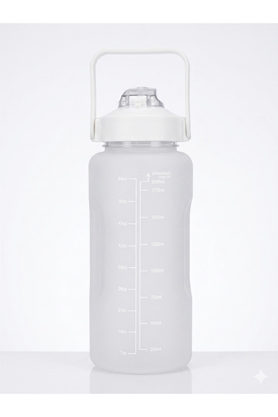 fitmart 2 Lt Motivational Sports Water Bottle Bpa Free