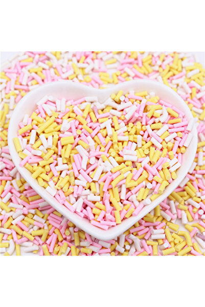 Choice24 03 pkyewh Candy Polymer Clay Slices 1mm Thin Sprinkles Long Cylindri...
