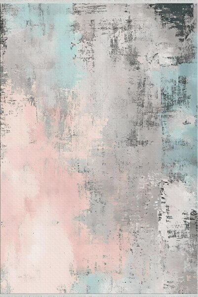 halinet Halı.Net Blue Modern Washable Non-Slip Living Room Carpet Lf-Canyon-5708