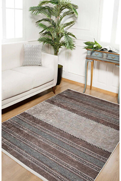 halinet Halı.Net Mink Modern Washable Non-Slip Living Room Carpet Haln-Hln1547