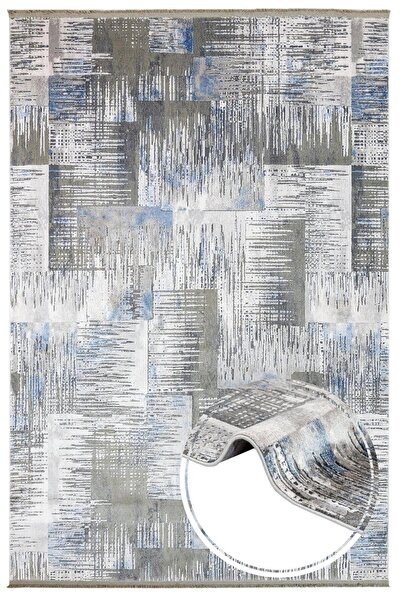 halinet Halı.Net White Modern Washable Non-Slip Living Room Carpet Artemis-Ar...