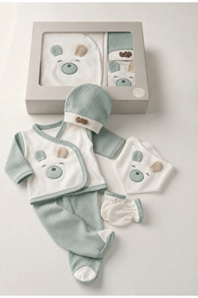 BYS BABY FASHION مجموعة من 5 قطع لحديثي الولادة من مستشفى زيبين، هدية خروج من...