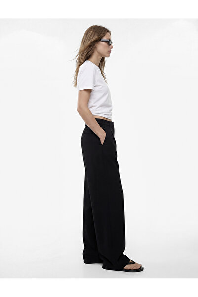 Koton Cepli Oversize Geniş Paça Baggy Kumaş Pantolon