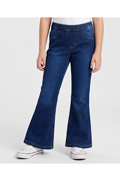Pine kids Denim Woven Full Length Washed Bootcut Jeggings - Blue