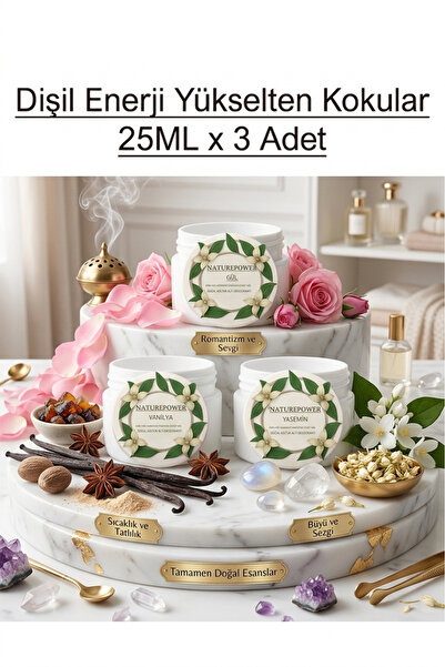 naturepower Doğal Krem Koltuk Altı Deodorantı Ter Kokusu Önleyici Dişil Enerj...