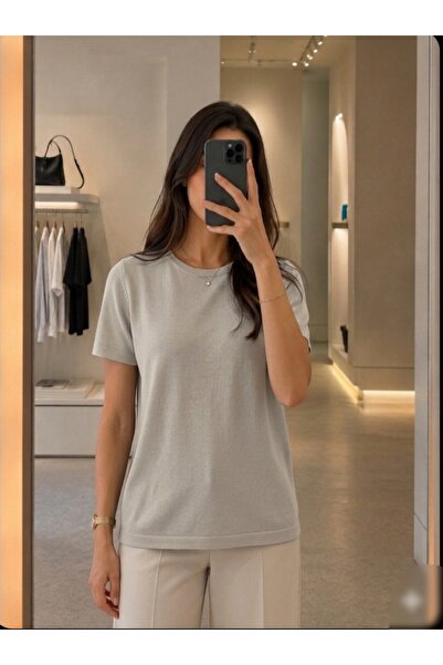 Azram Fashion Γυναικείο μπλουζάκι με λαιμόκοψη ποδηλάτου