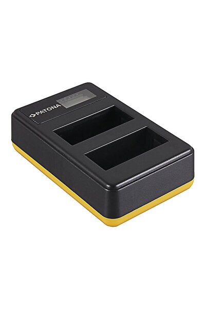 Patona Încărcător dual USB LP-E8 cu ecran LCD compatibil cu Canon EOS 550D EO...