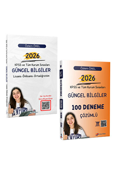 Dizgi Kitap 2026 KPSS ve Tüm Kurum Sınavları Güncel Bilgiler 100 Deneme & KPS...