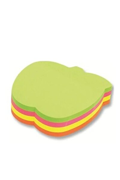 Limmy Apple Shaped Posit Adhesive Note Paper Pos It (70X70 m)- 5 Colors