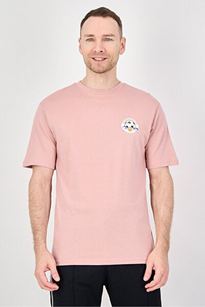 Puma Men Relaxed Fit Short Sleeve Outdoor T-Shirt, Blush Pink